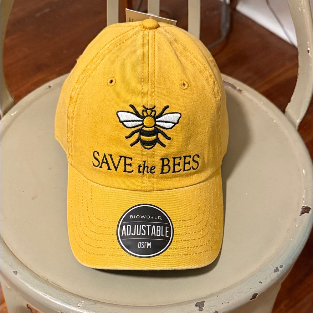 Yellow Bee Baseball Hat